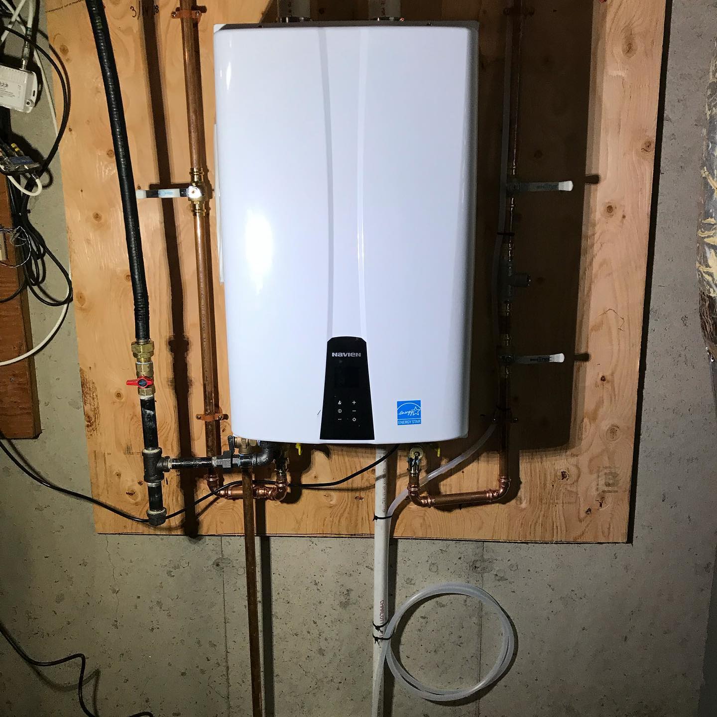 tankless water heater installed by service relief in houston, tx
